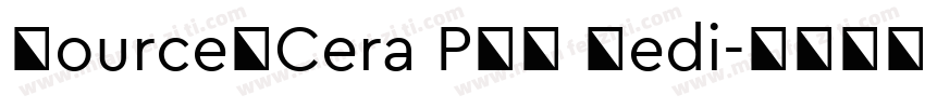SourceHCera PRO Medi字体转换